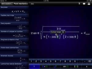iPad Pi Cubed equation editing